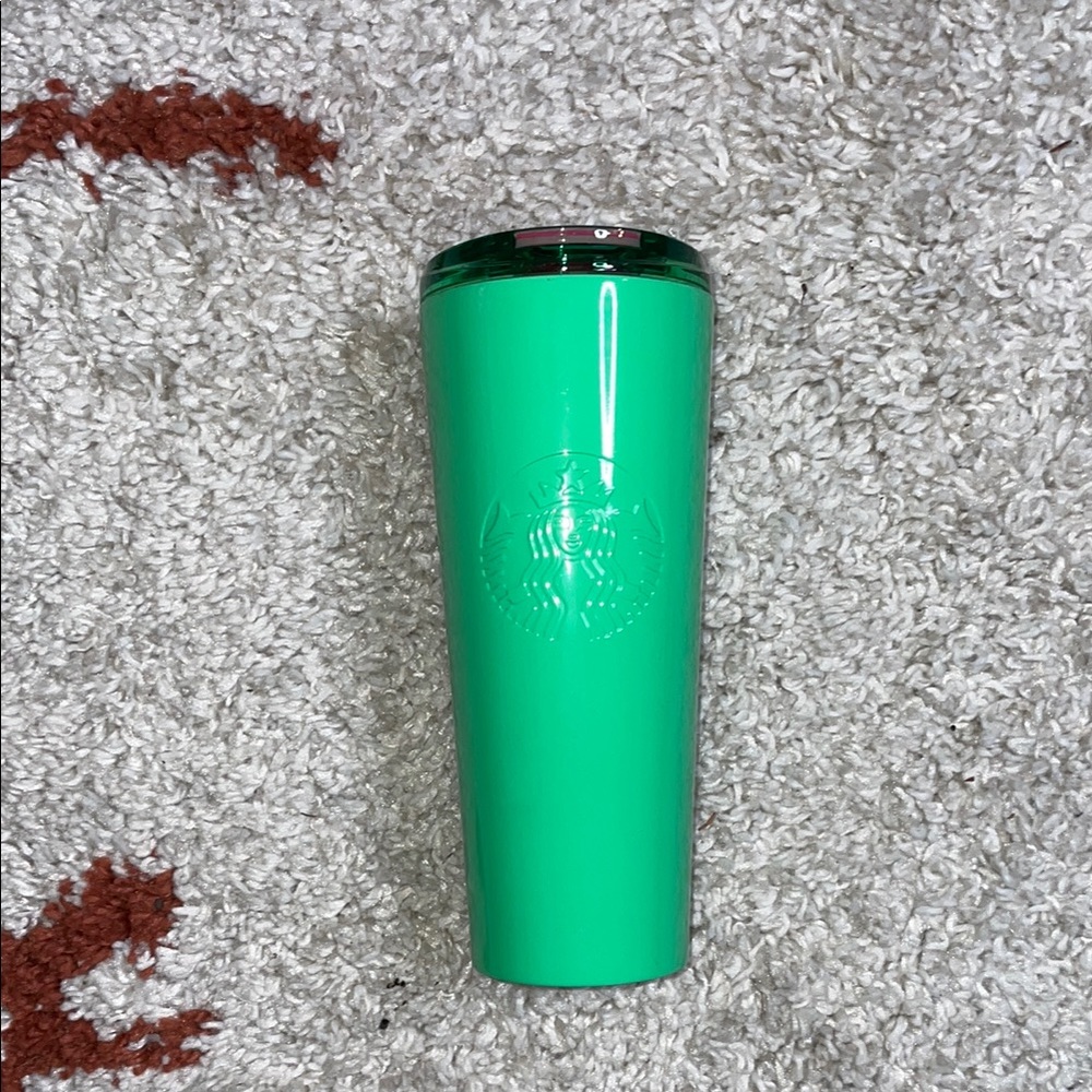 NWT- Starbucks- Hot/Cold Mug- Green/Pink- 16 oz